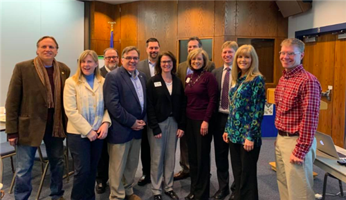 Local legislators met at Anoka-Hennepin Schools Educational Service Center 